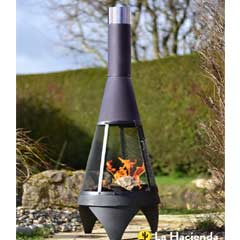 La Hacienda Mesh Colorado Steel Chiminea - 160cm