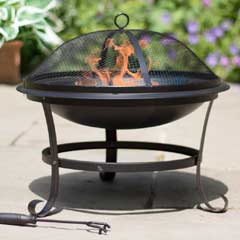 La Hacienda Albion Steel Firepit - 51cm Diameter