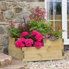 Zest 4 Leisure 3 Tiered Raised Bed - W90cm x D90cm