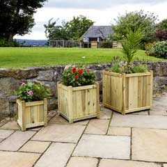 Zest 4 Leisure Holywell Wooden Planter - Set of 3