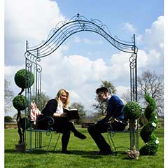 Black Country Metal Works Limited Beau Brummell 3 Seater Arbour Bench