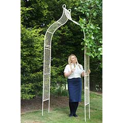 Black Country Metal Works Limited Gardenia Rose Arch