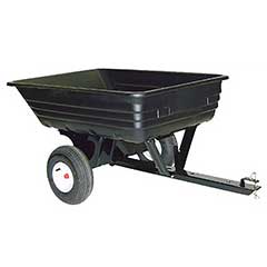 Agri-Fab 8 Cubic Ft Towed Poly Tipping Garden Cart