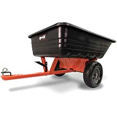 Agri-Fab 15 Cubic Ft Towed Poly Tipping Garden Cart