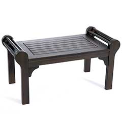 Greenhurst Lutyens Low Level 80cm Coffee Table - Grey