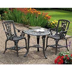 Greenhurst Rose 2 Seater Bistro - Grey