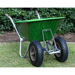 De Greef 100-120 Litre County Landscaper Wheelbarrow - 2 Wheel - Green