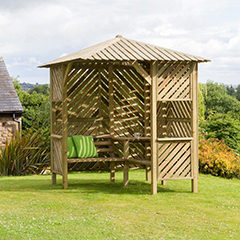 Zest 4 Leisure Brighton Corner Arbour Bench