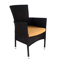 Europa Leisure Stockholm Chair - Black