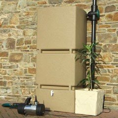 3P Technik Sandstone Wall Tank Including Black Filter Connector - 800L