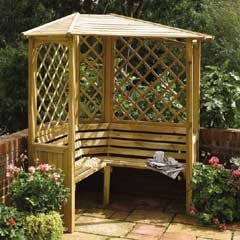 Rowlinson Balmoral Corner Arbour Bench