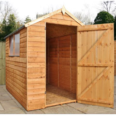 Mercia Overlap Apex Shed - W5ft x D7ft