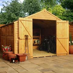 Mercia Overlap Apex Shed - W10ft x D10ft