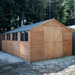 Mercia Overlap Apex Shed - W10ft x D20ft