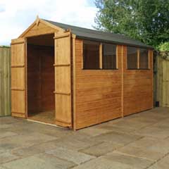 Mercia Shiplap OSB Apex Shed - W6ft x D10ft