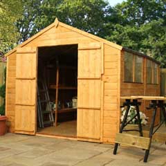 Mercia Shiplap OSB Apex Shed - W8ft x D10ft