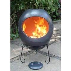 Gardeco Ellipse Clay Chimineas - 90cm