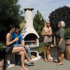 Buschbeck Stone BBQ Fireplace - Rondo