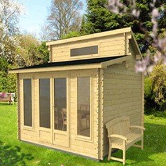 Mercia FSC Deco Log Cabin - 4 x 4m