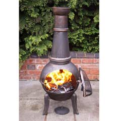 Gardeco Cast Iron Chiminea Granada Extra Large - 124cm