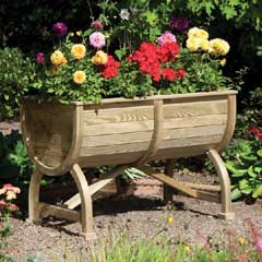 Rowlinson Marberry Barrel Planter