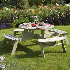 Rowlinson Round Picnic Table