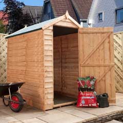 Mercia Overlap Apex Shed - No Windows - W4ft x D6ft