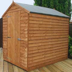 Mercia Overlap Apex Shed - No Windows - W5ft x D7ft