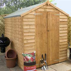 Mercia Overlap Apex Shed - No Windows - W6ft x D8ft