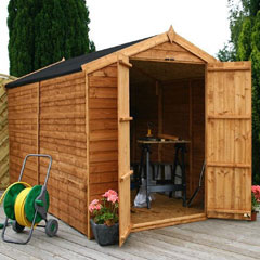 Mercia Overlap Shed - No Windows - W6ft x D10ft