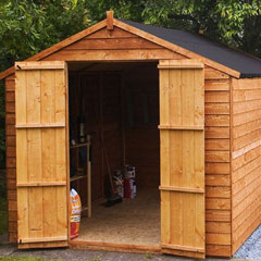 Mercia Overlap Shed - No Windows - W8ft x D10ft