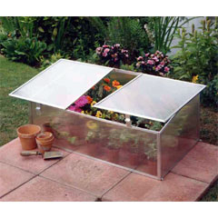 Halls Aluminium Cold Frame - W3ft x D2ft - Polypropylene Glazing