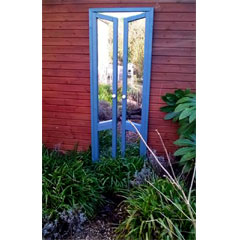 Parallax French Doors Garden Mirror