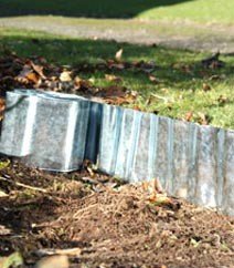 5m Gardman Galvanised Steel Lawn Edging - H16.5cm
