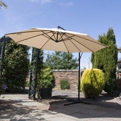 Ellister Premier Cantilever Parasol - 3m - Cream