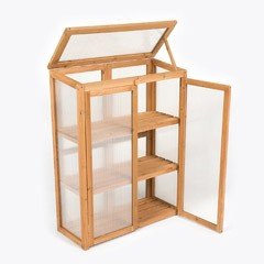Terra Lean-To Mini Greenhouse - W2.5ft x D1ft
