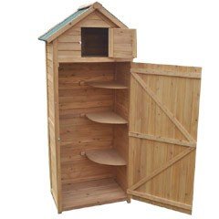 Greenfingers Sentry Apex Storage Shed - W2.6ft x D1.75ft