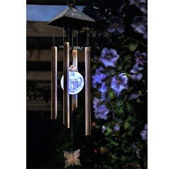 Cole and Bright Solar Butterfly Wind Chime Light