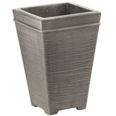 Strata Terranueva Tall Planter - Pewter