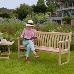 Alexander Rose Broadfield Roble 3 Seater Bench