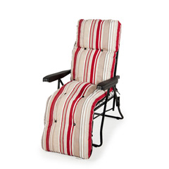 Ellister Tubular Padded Relaxer - Red Stripe