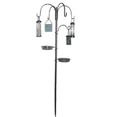Wild Bird Feeding Station with Feeders - 195cm high