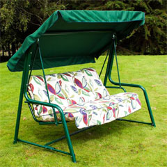 Ellister Premium 3 Seater Swing Seat - Leaf