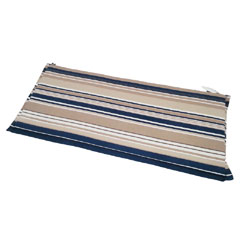 Ellister 3 Seater Bench Cushion - Blue Stripe