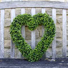 Smart Garden Boxwood Hanging Heart 38 x 41cm