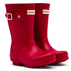 Hunter Original Kids Wellies - Military Red