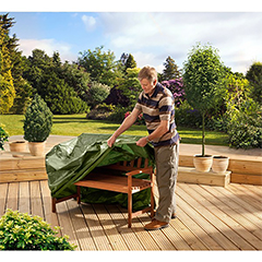 SupaGarden 3 Seater Bench Cover - W162 x D66 x H63.5-89cm