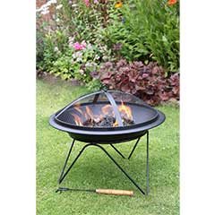 Gardeco Quasar Steel Fire Pit - 51cm Diameter