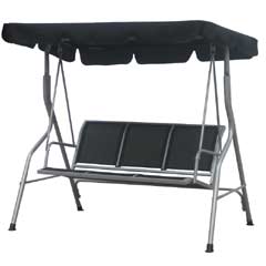 Greenfingers Poly-Weave 3 Seater Swing Seat